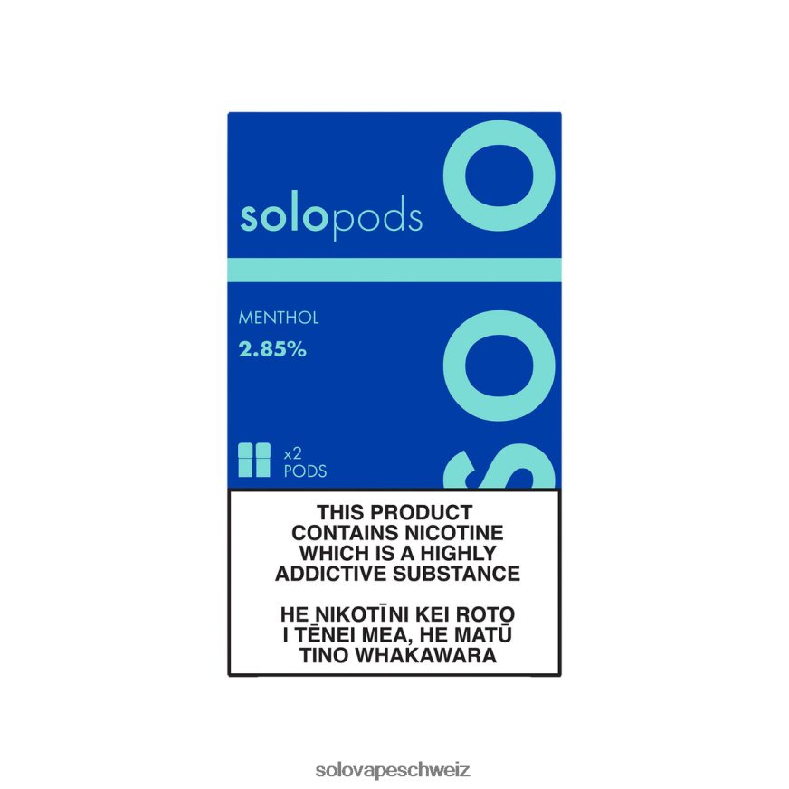Menthol Solo Ersatz-Pod im 2er-Pack VXT6N251 | Solo Vape Schweiz
